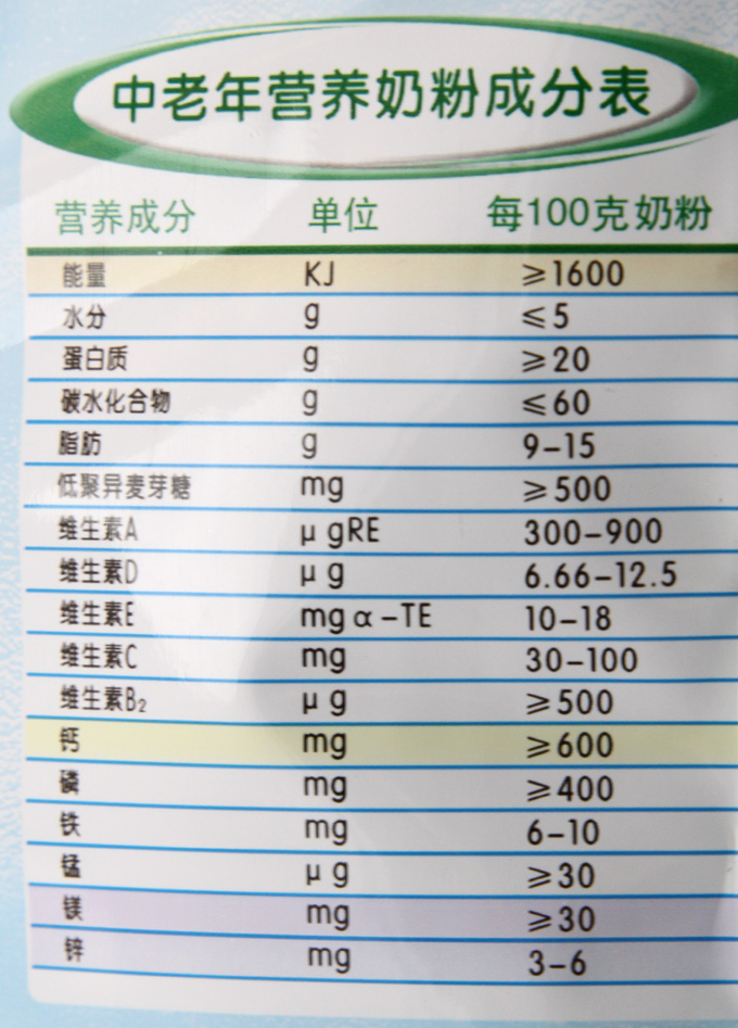 全营养老年人配方奶粉，滋养晚年的健康之选