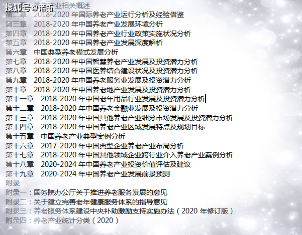 老年人养老系统市场深度分析