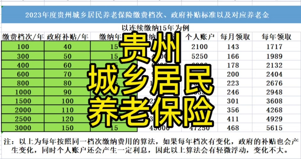 贵州农村老年人养老保险，构建安全网，助力养老保障事业发展