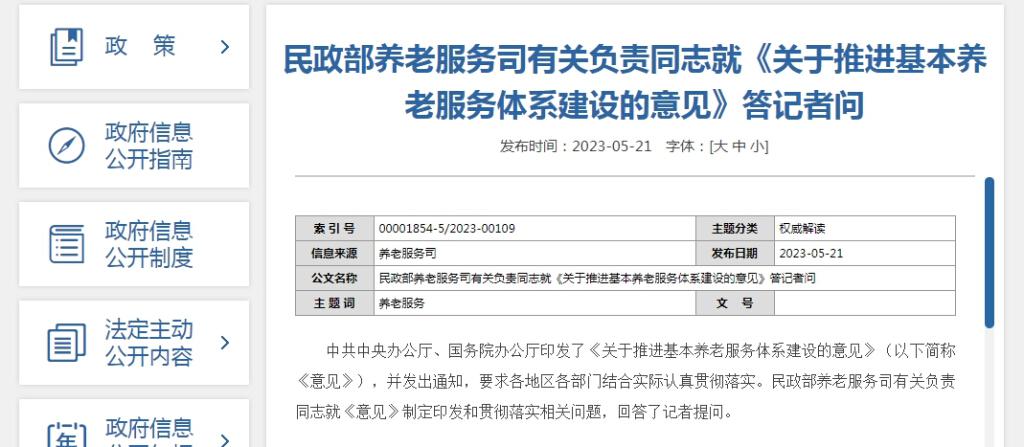 岚皋县人民政府推进社会养老服务体系建设的意见与举措