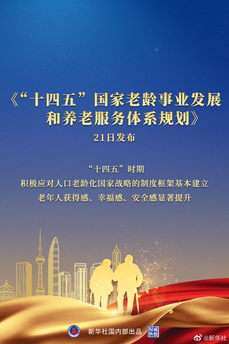 国务院印发规划，十三五国家老龄事业发展目标确定